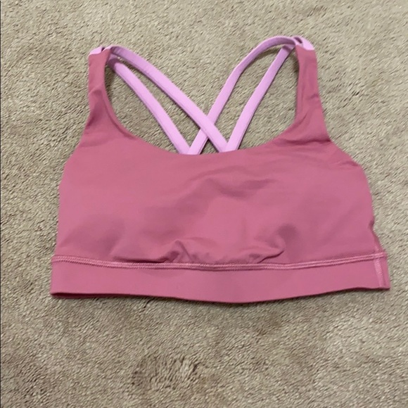 lululemon athletica Other - Lululemon Cherry Tint Rose Tea Energy Sports Bra